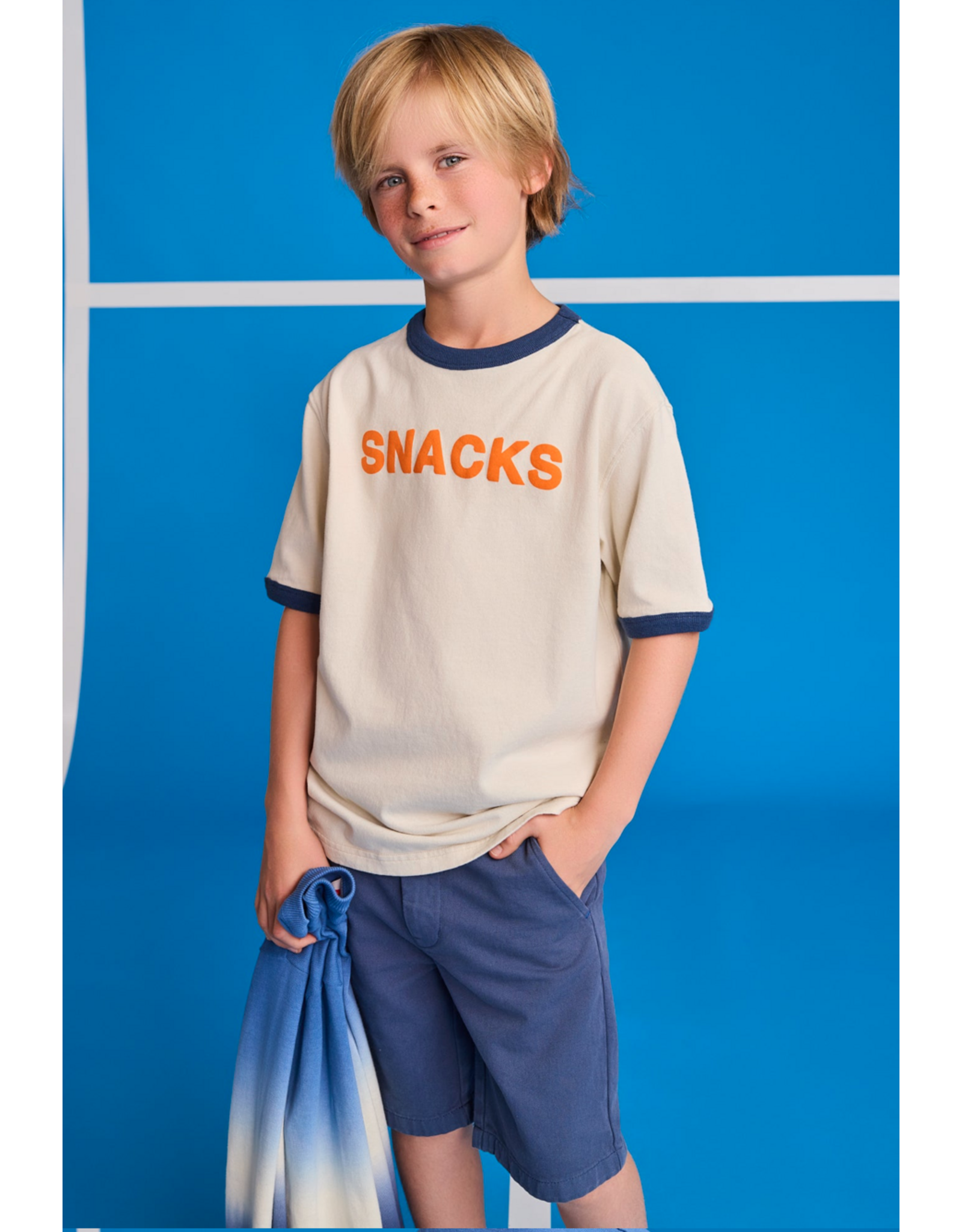 AO76 short chino Barry stone blue