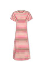 AO76 lange jurk neo stripe pink