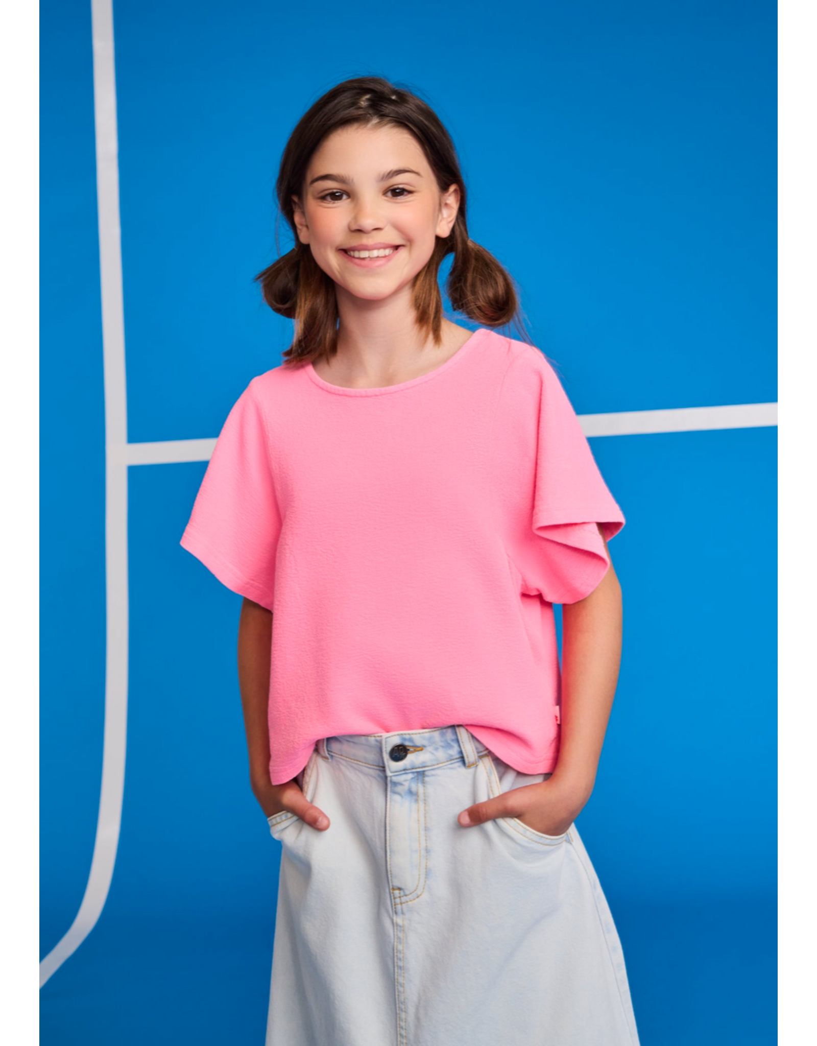 AO76 lange rok ellen wash bleach