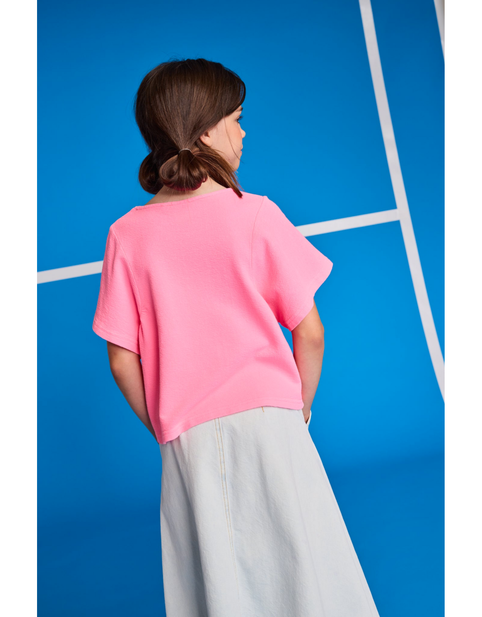 AO76 lange rok ellen wash bleach