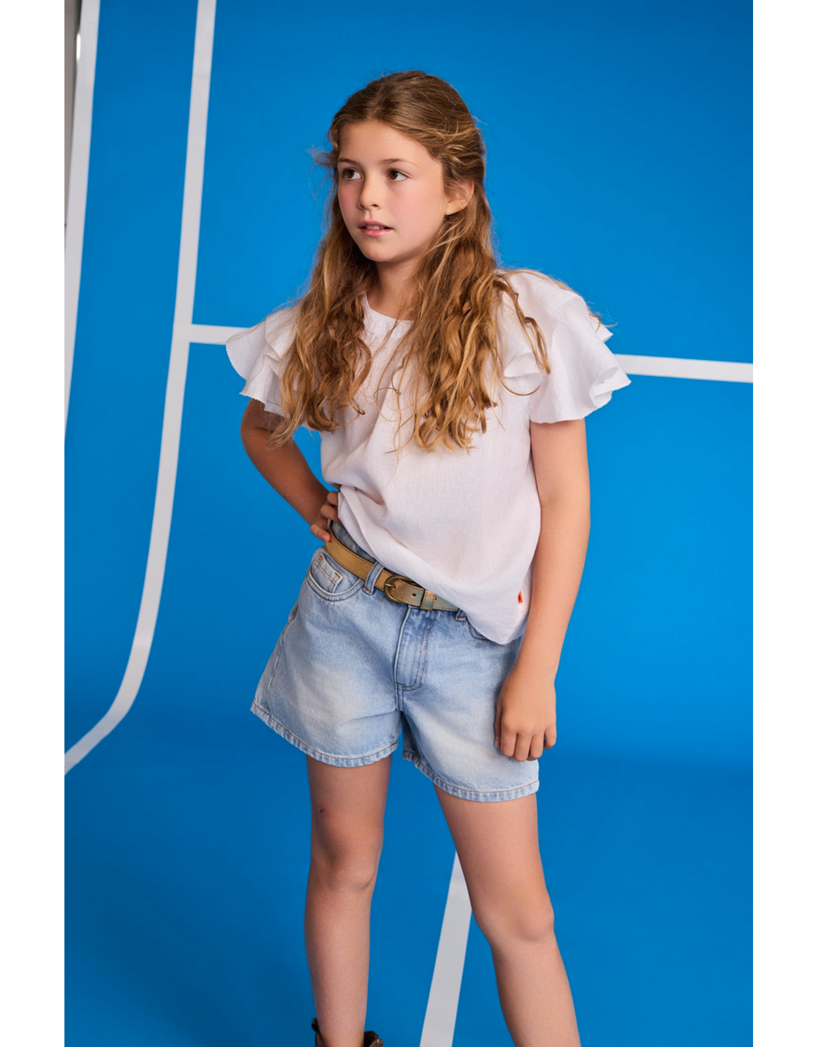 AO76 jeans short april wash light