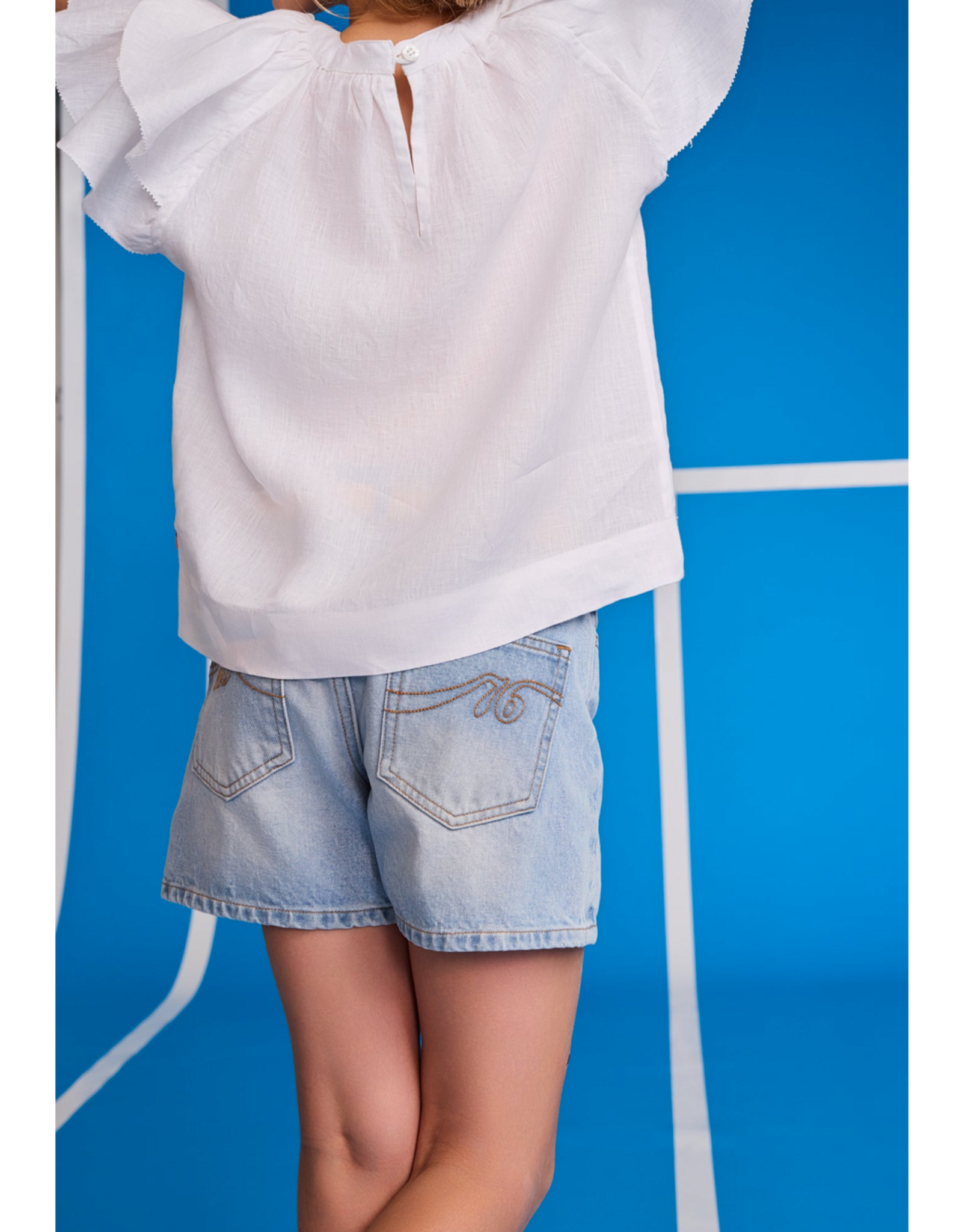 AO76 jeans short april wash light