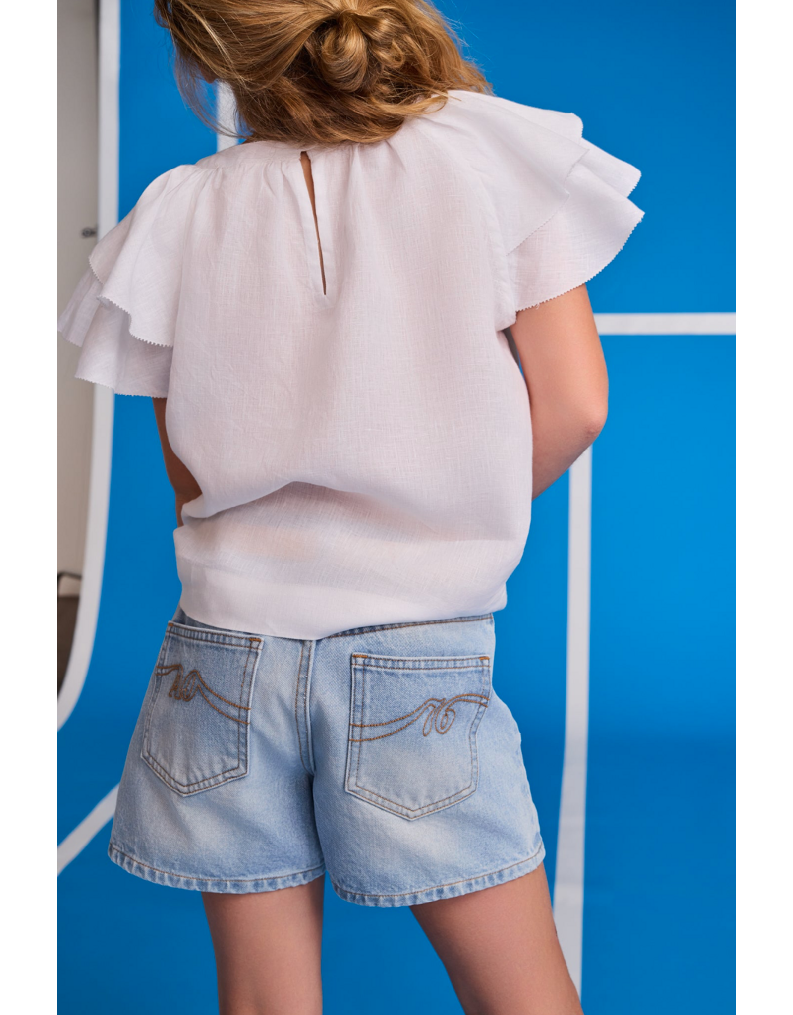 AO76 jeans short april wash light