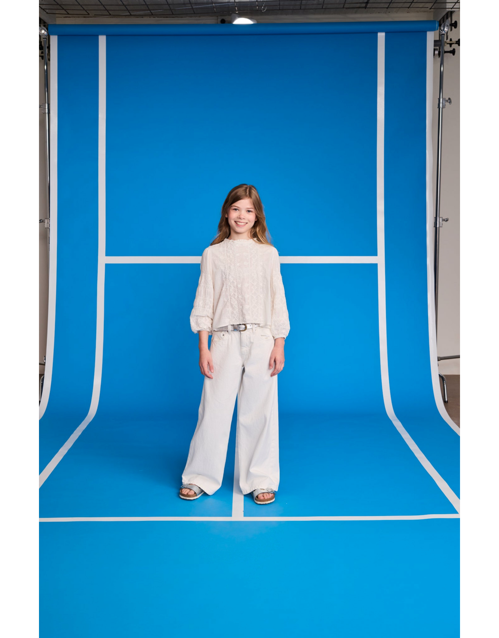 AO76 broek Leyla vintage white