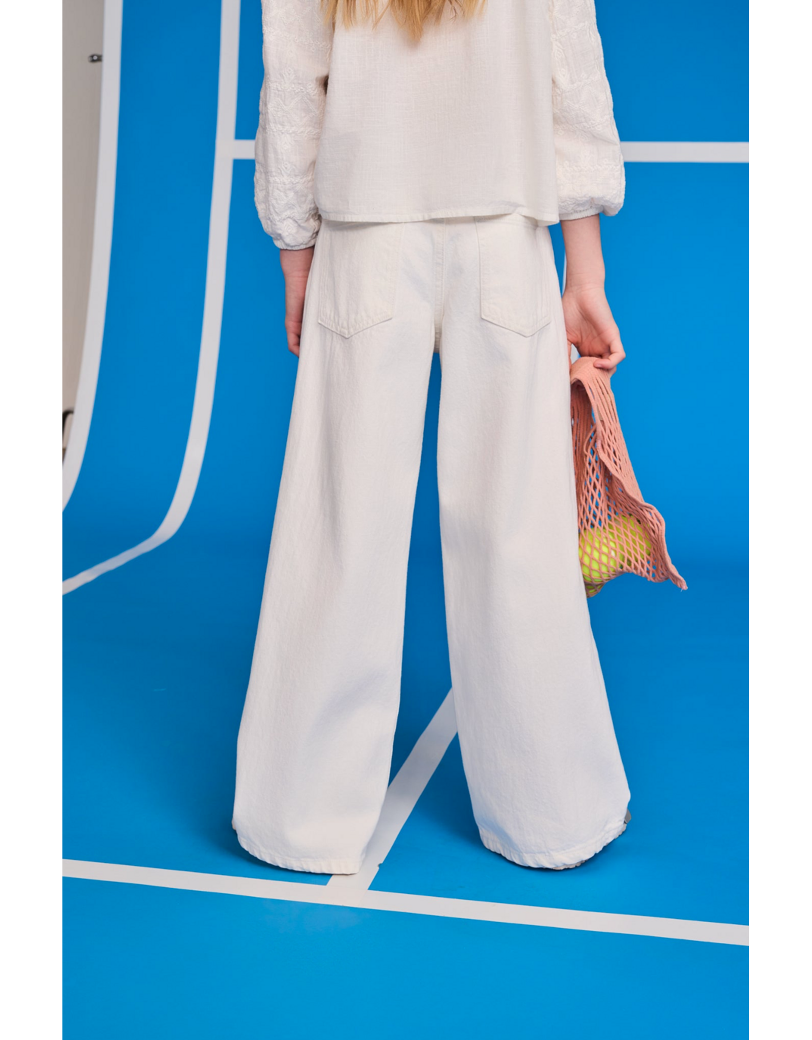 AO76 broek Leyla vintage white