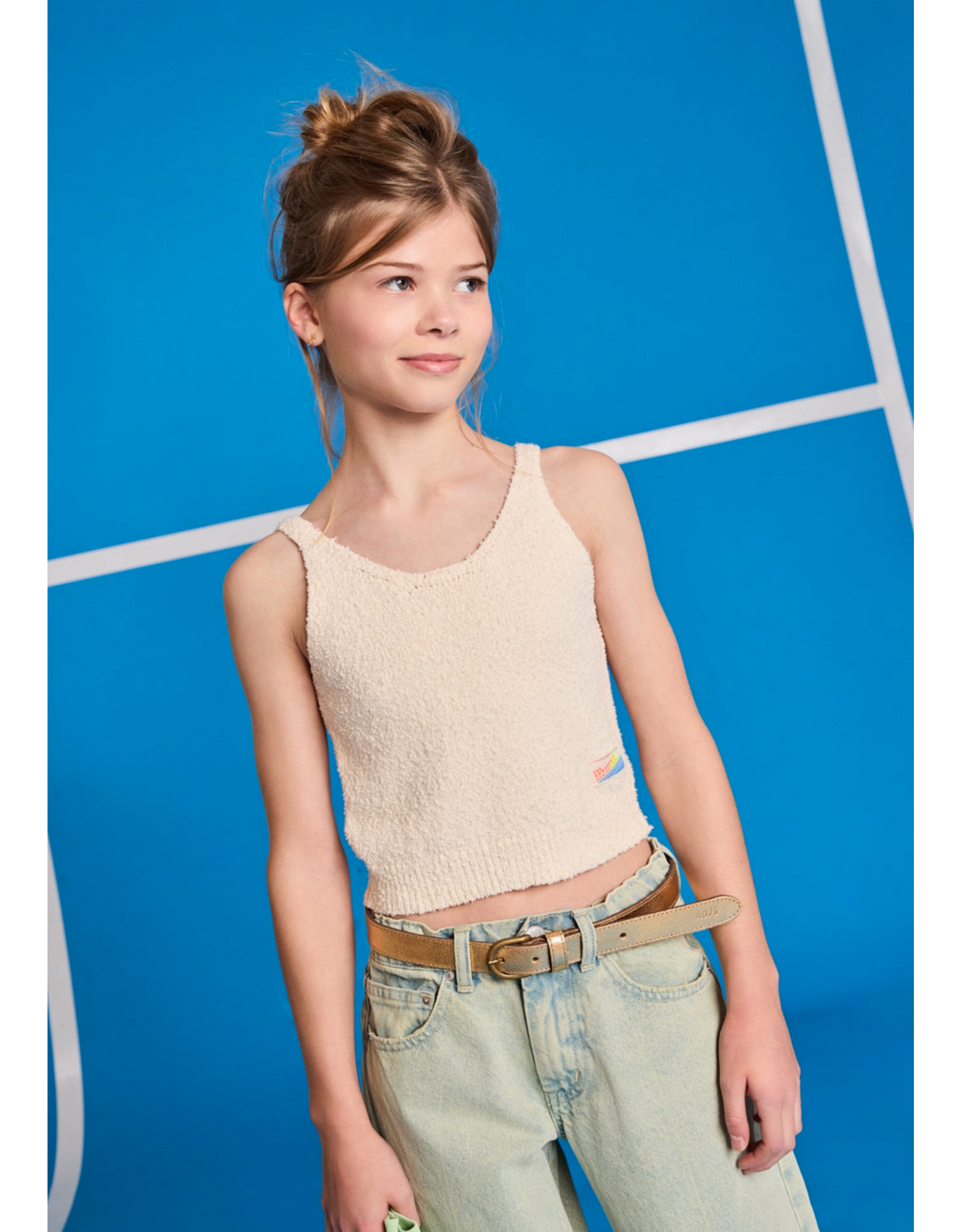 AO76 top dobe vintage white