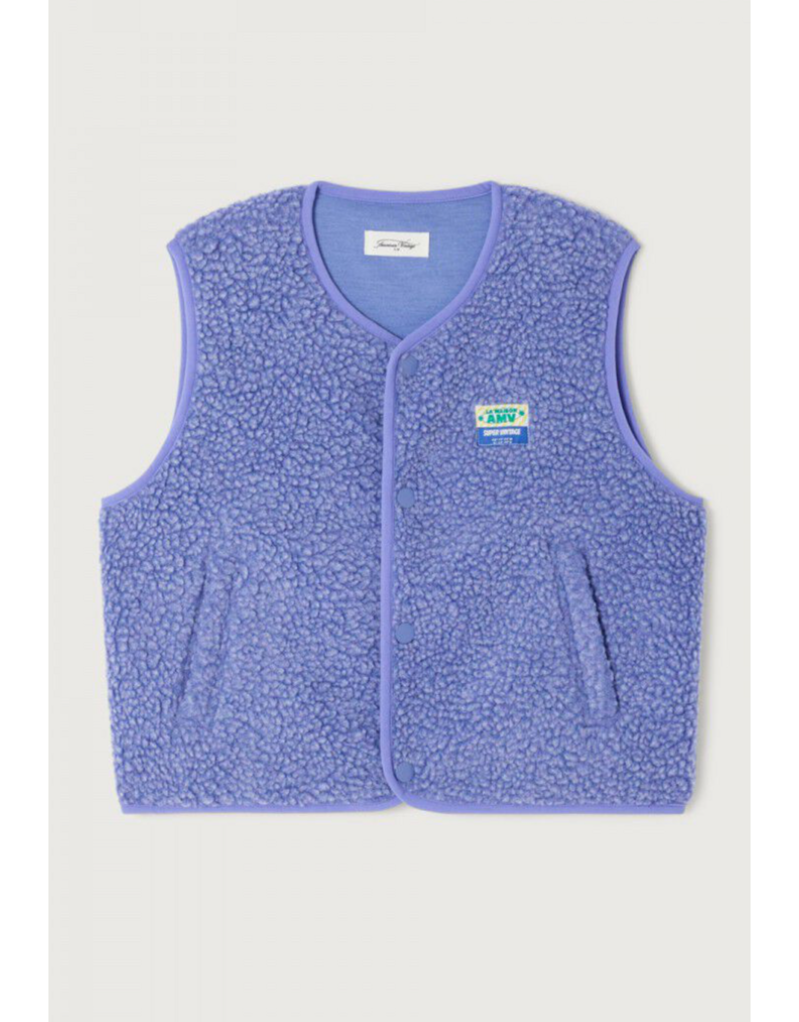 American Vintage mouwloze teddy jas hoktown Provence