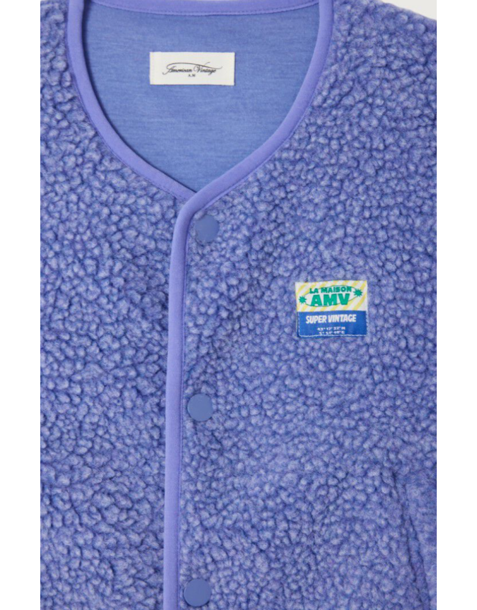 American Vintage mouwloze teddy jas hoktown Provence