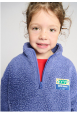 American Vintage Hoktown halve rits Provence chine