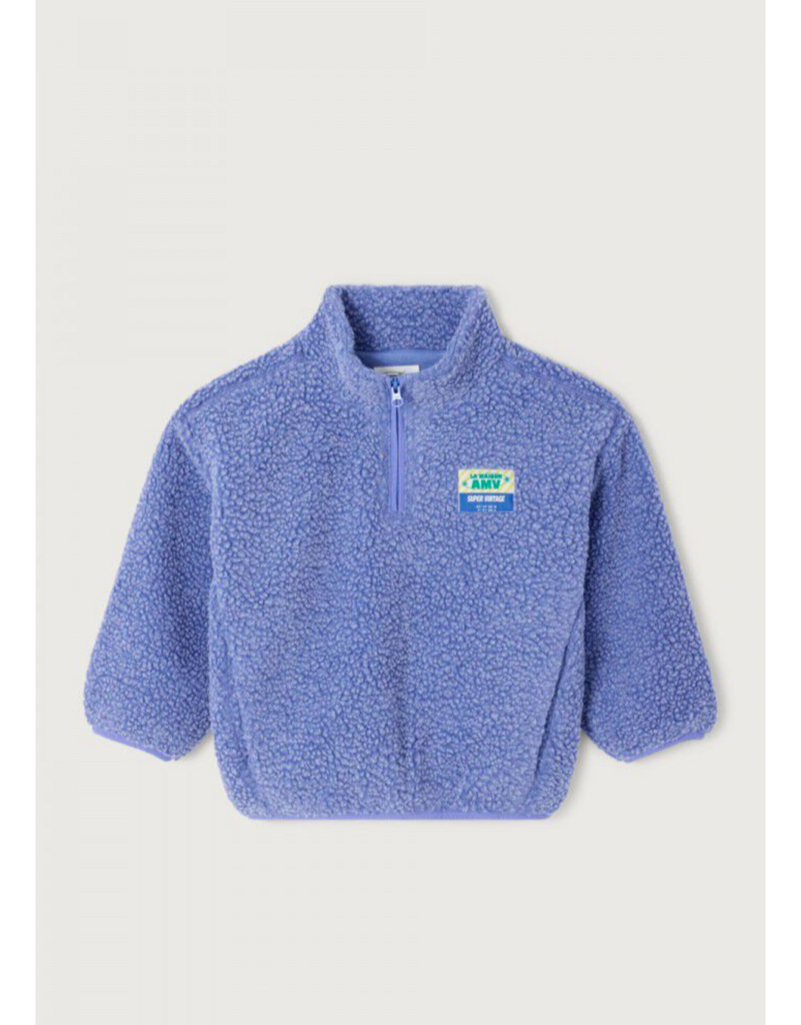 American Vintage Hoktown halve rits Provence chine