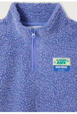 American Vintage Hoktown halve rits Provence chine