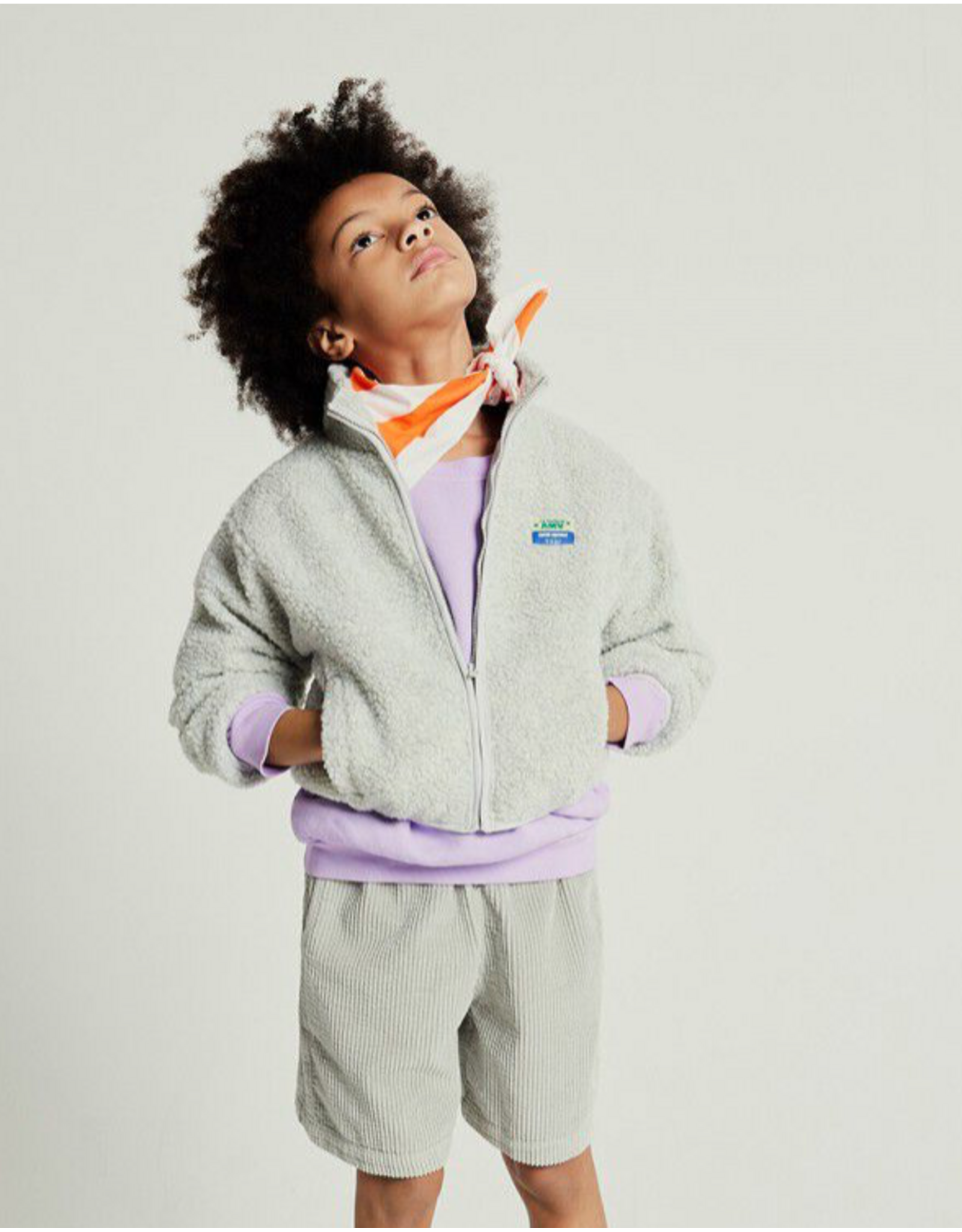 American Vintage teddy jas hoktown polaire chine