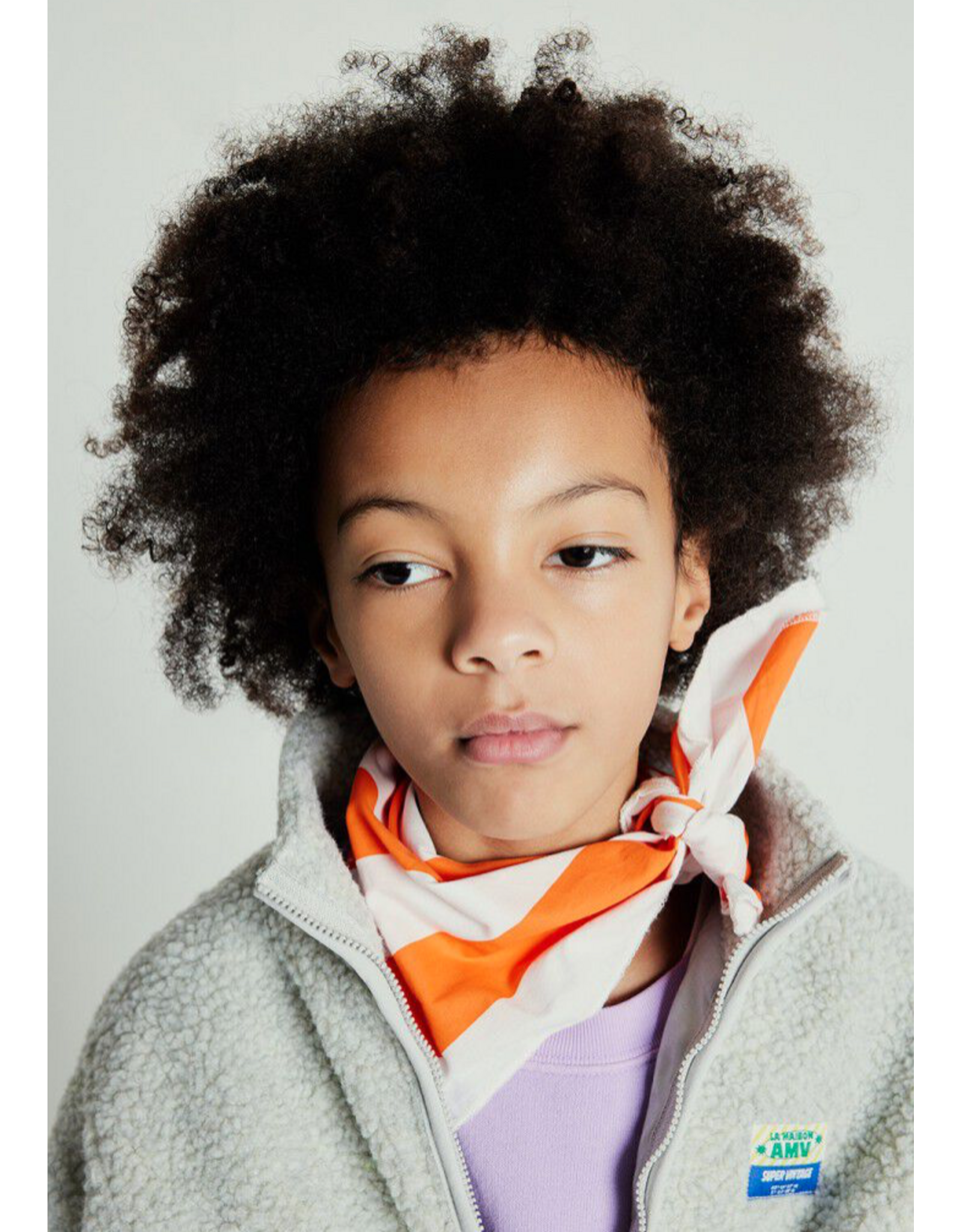 American Vintage teddy jas hoktown polaire chine