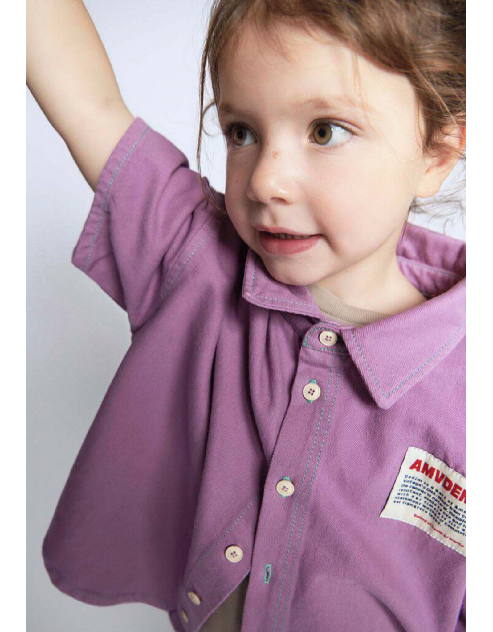 American Vintage hemd Grezbay hyacinth