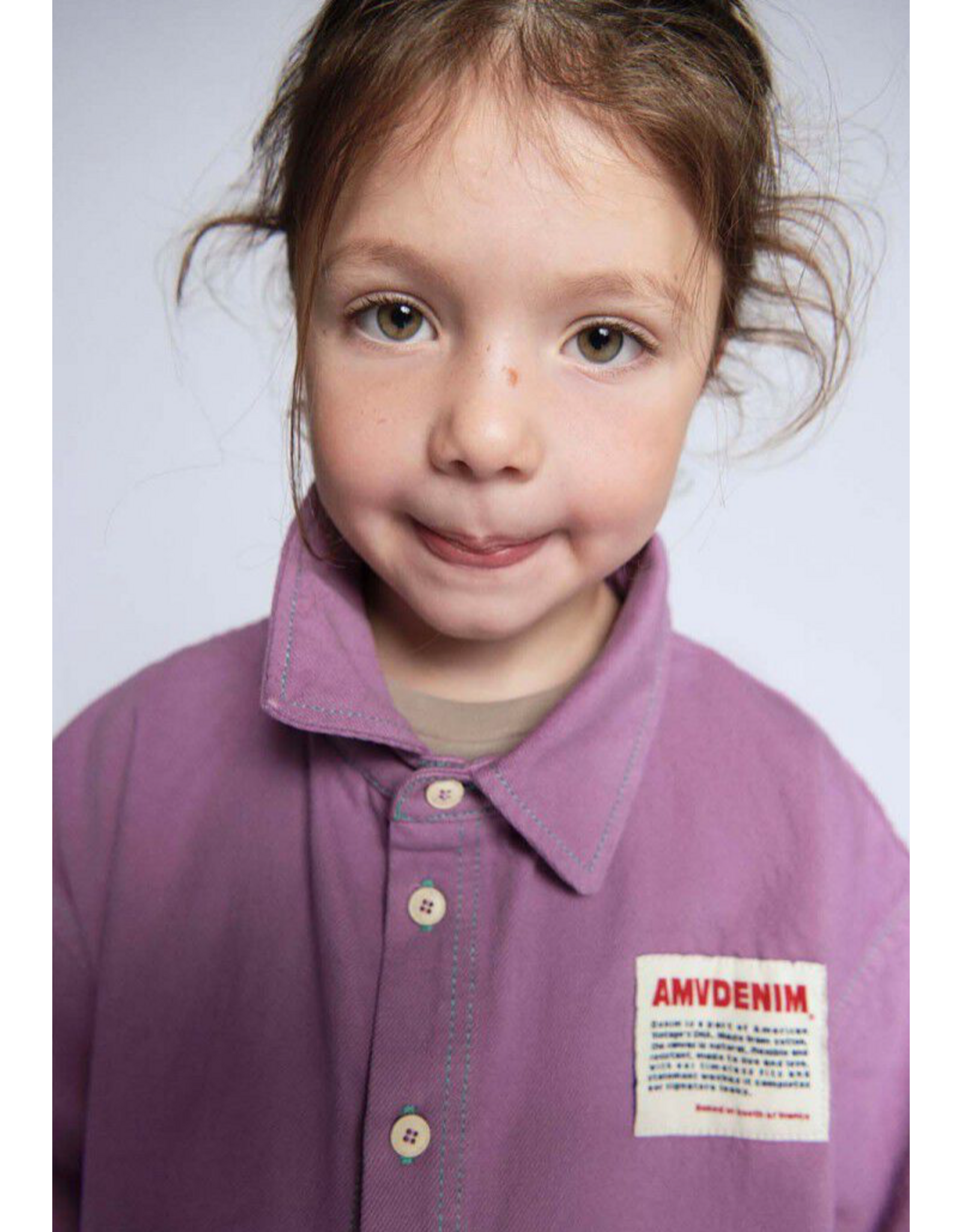 American Vintage hemd Grezbay hyacinth