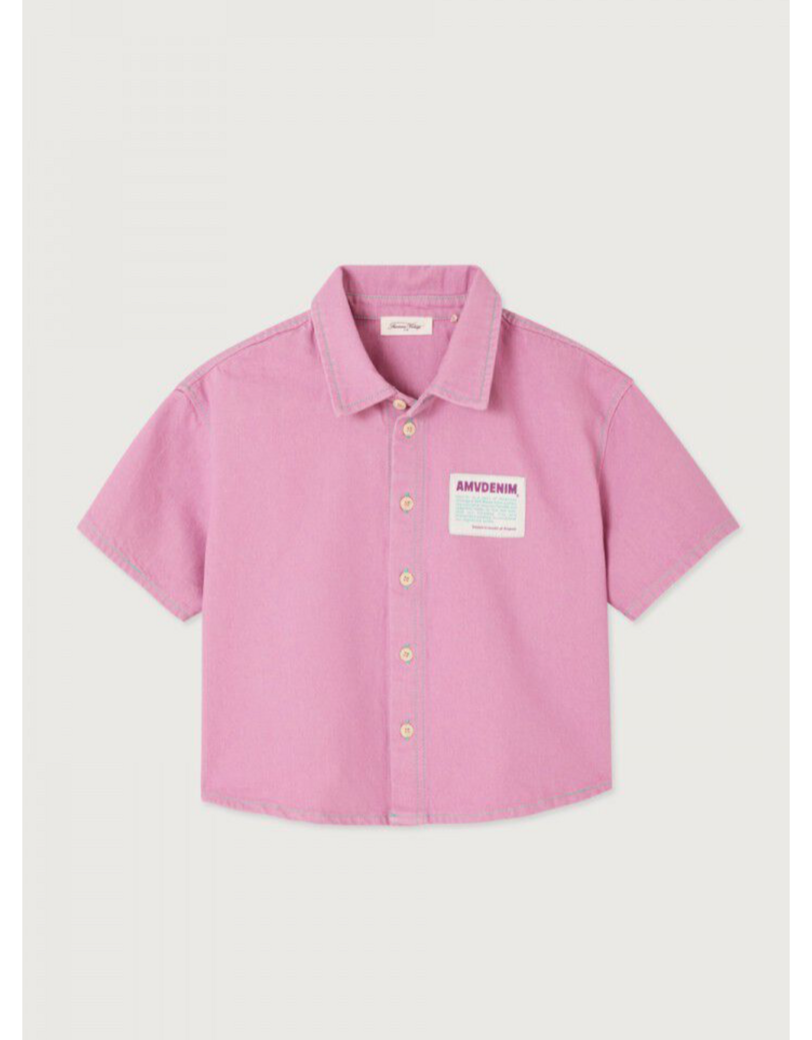 American Vintage hemd Grezbay hyacinth