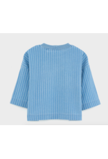 Bellerose T-shirt Athan cropped blue bonnet