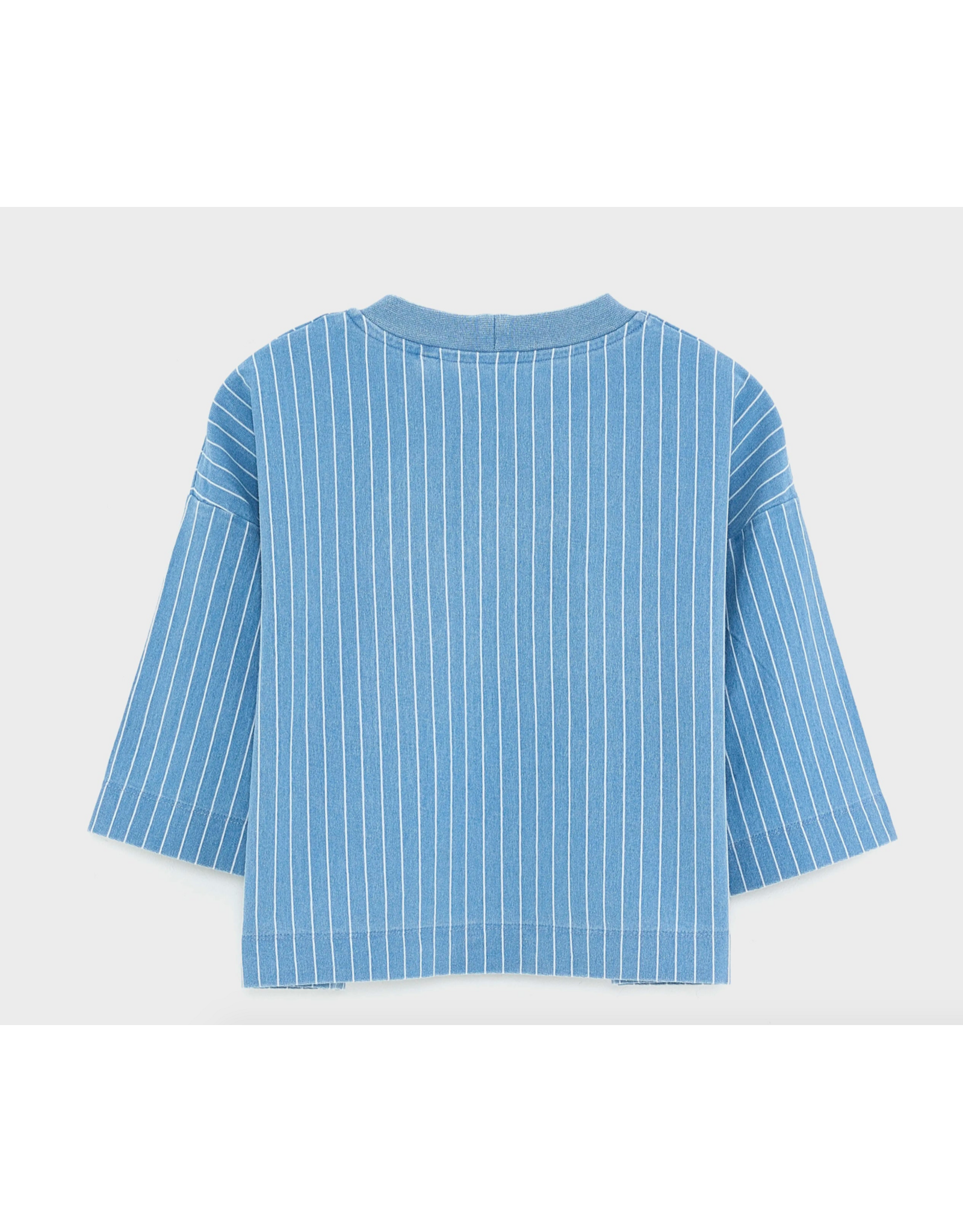 Bellerose T-shirt Athan cropped blue bonnet