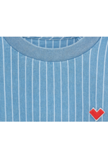 Bellerose T-shirt Athan cropped blue bonnet