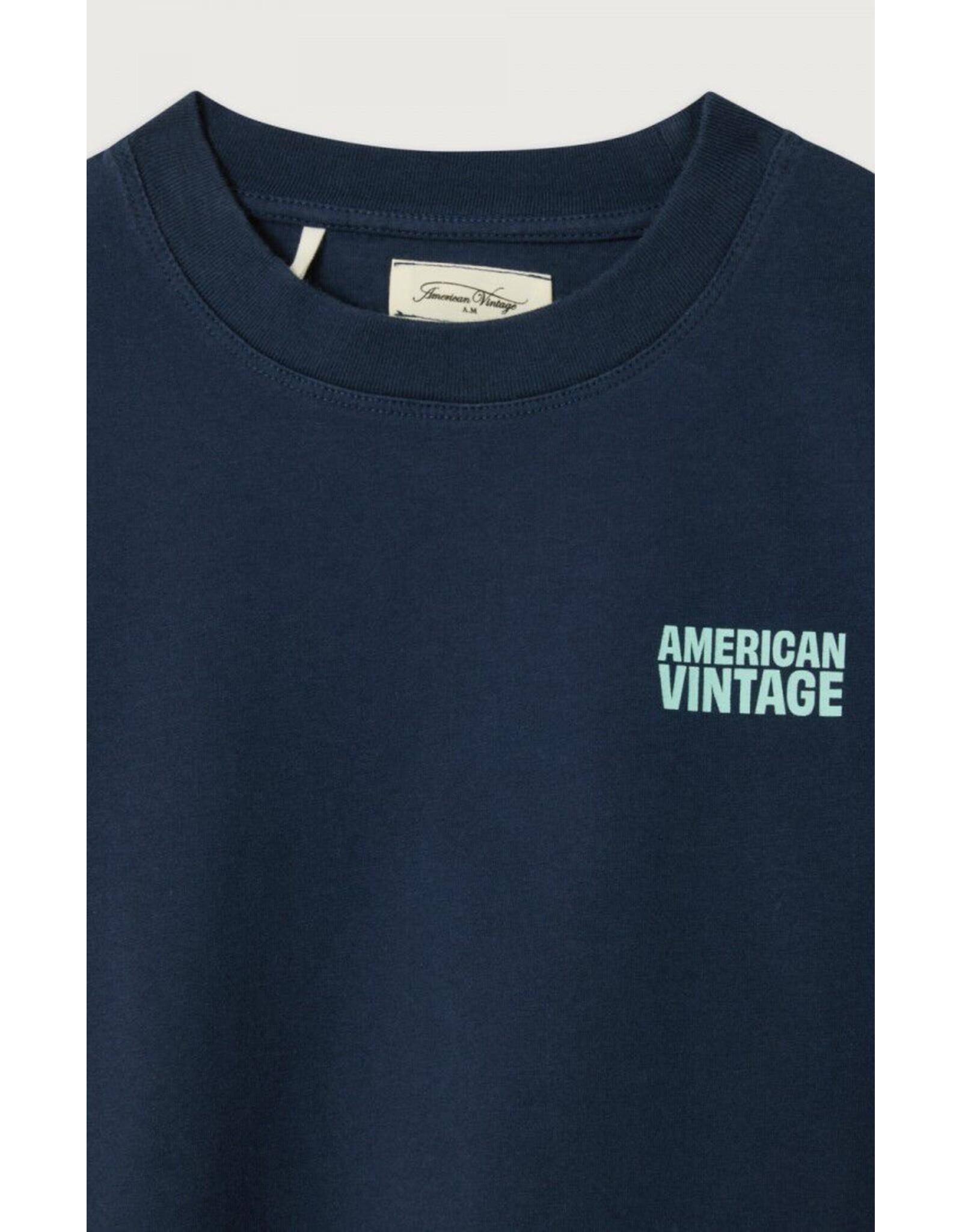 American Vintage t-shirt Gixy navy