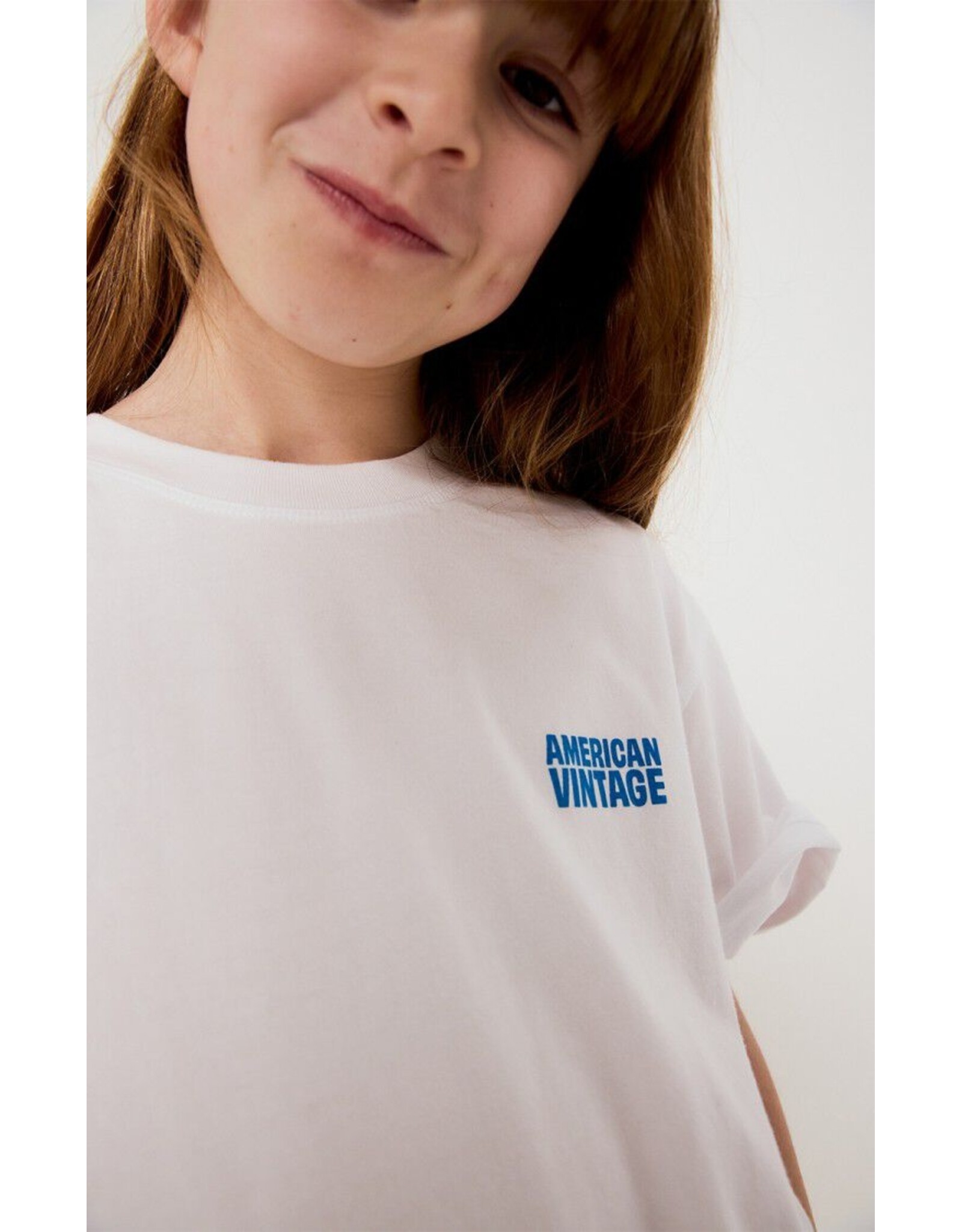 American Vintage t-shirt Gixy wit