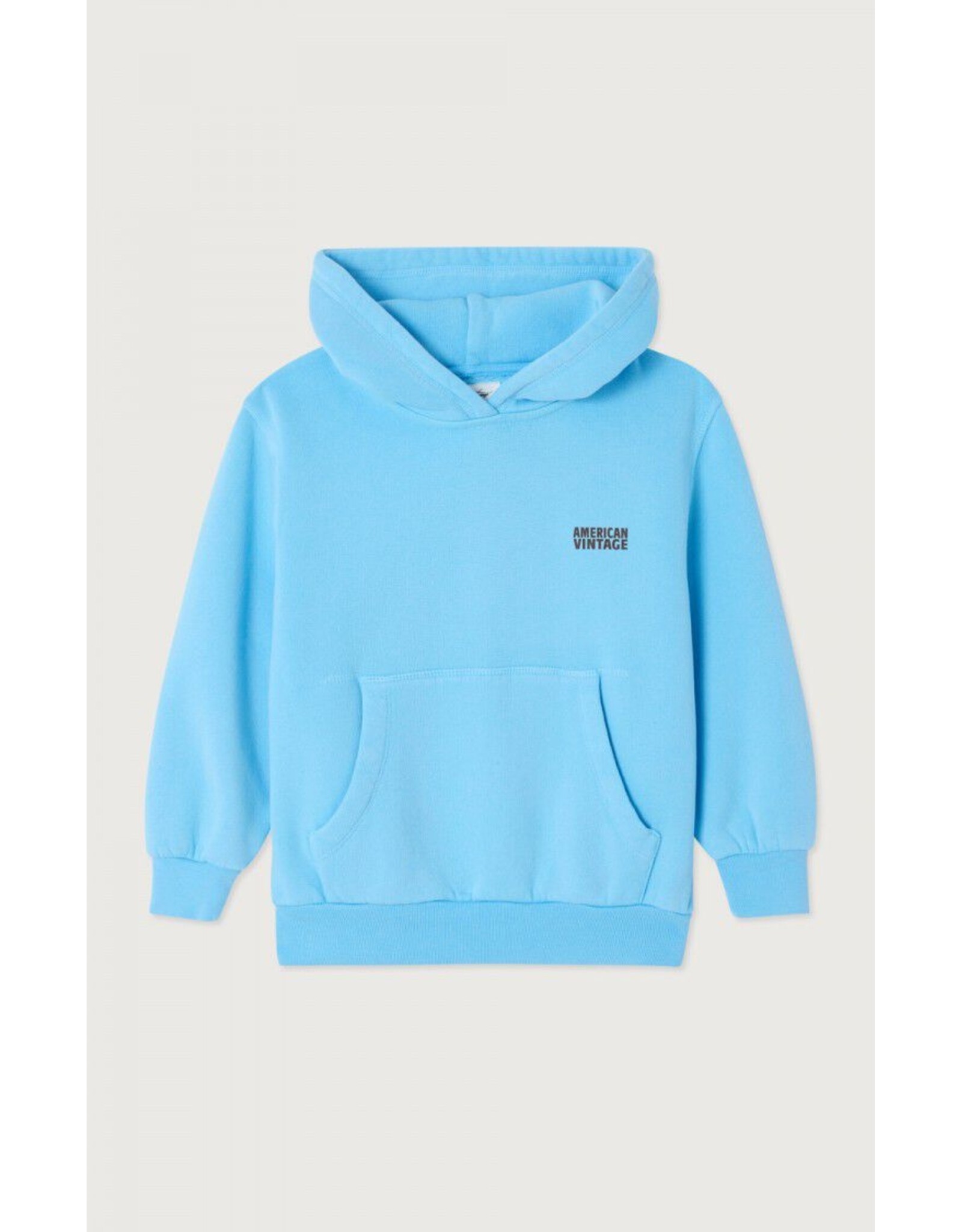 American Vintage hoodie izubird blue ciel vintage