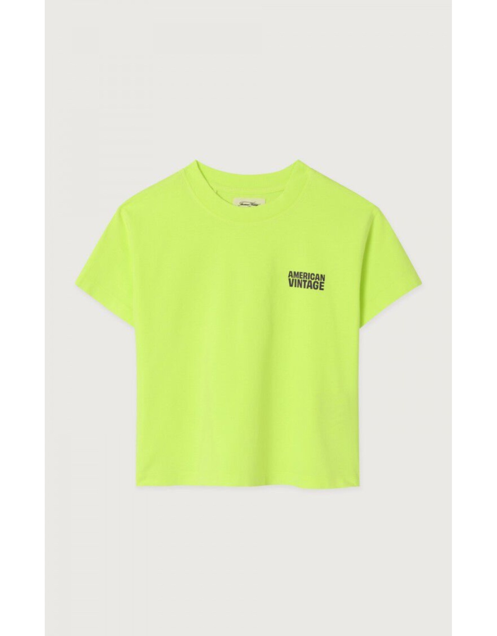 American Vintage t-shirt Gixy fluogeel