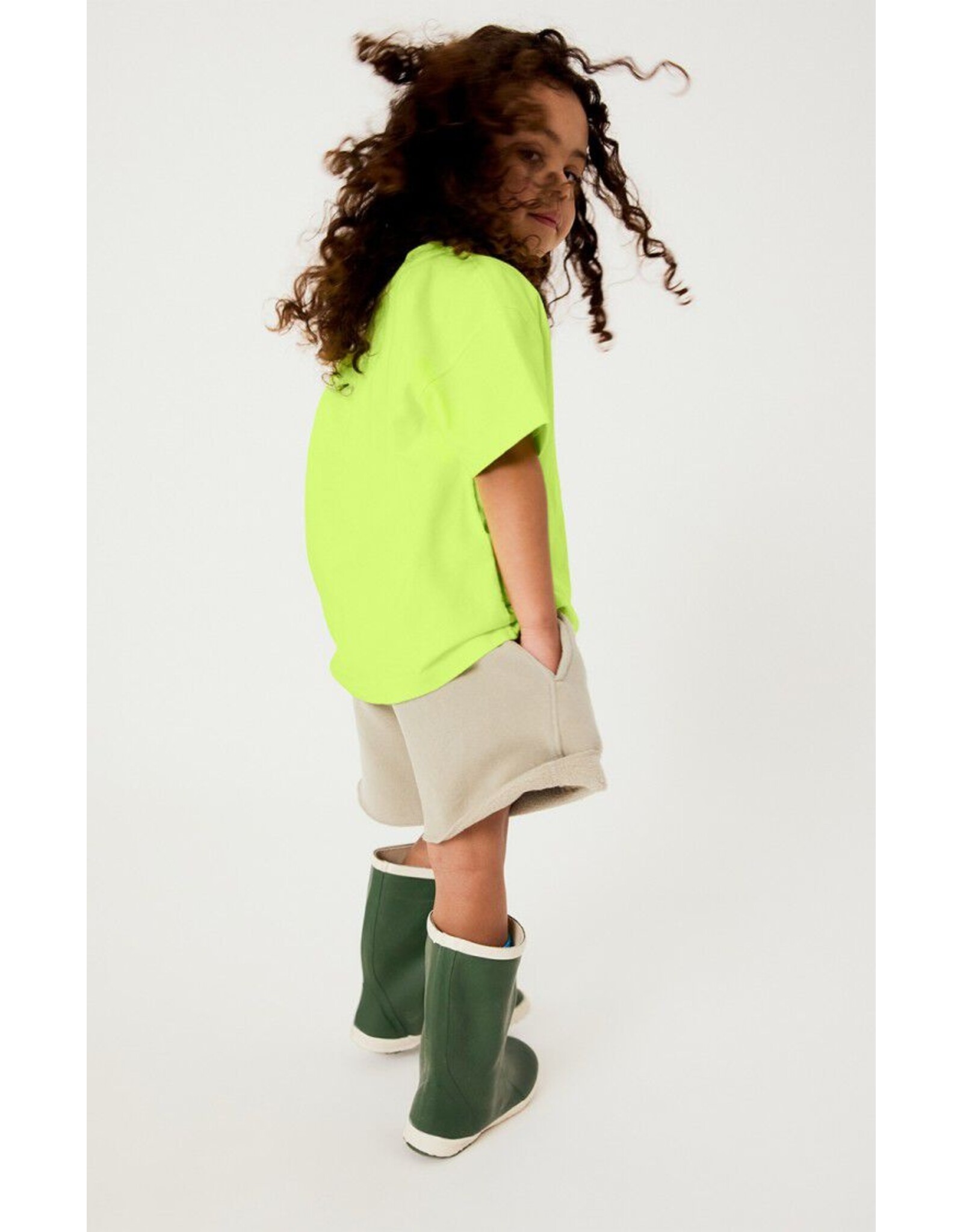 American Vintage t-shirt Gixy fluogeel