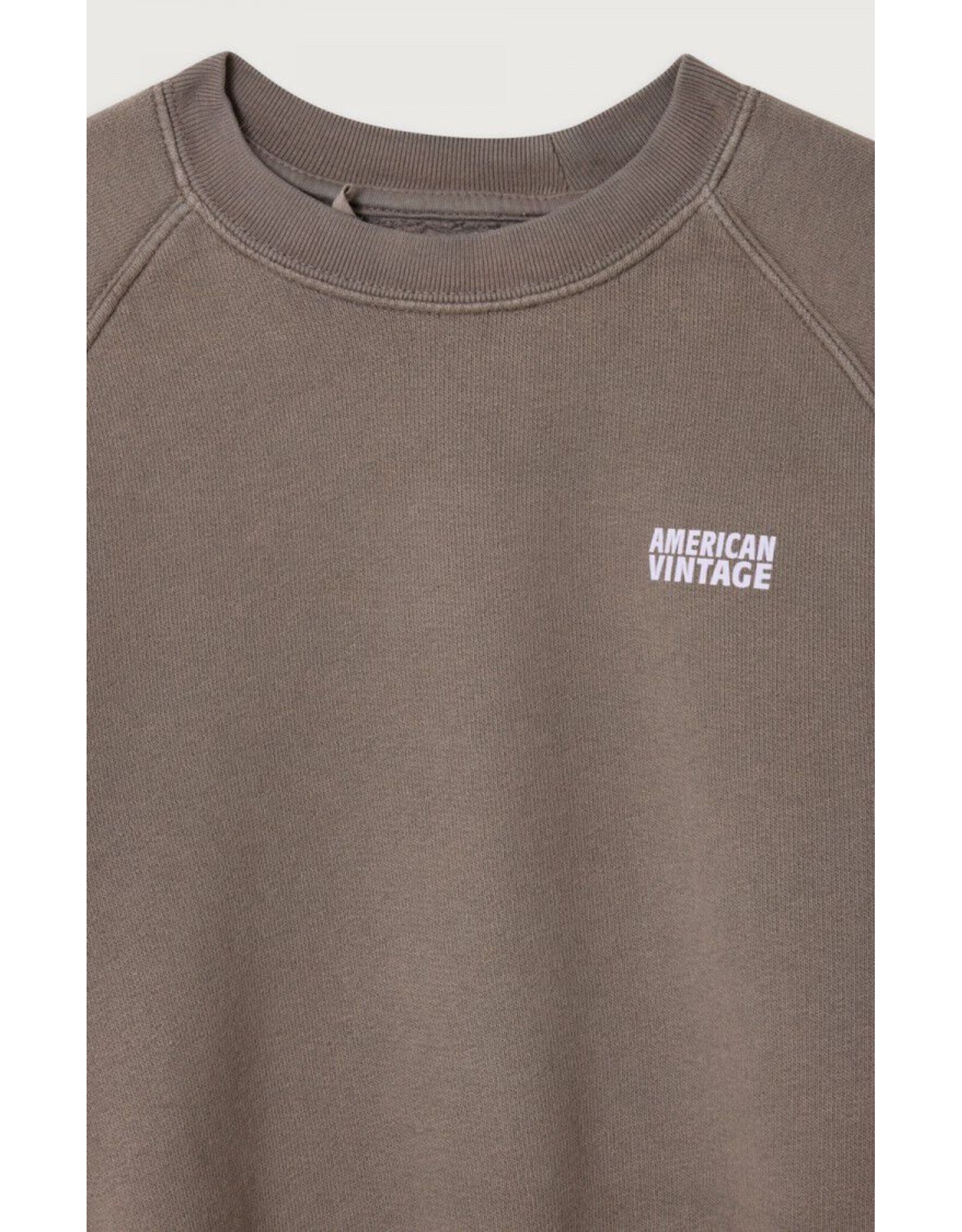 American Vintage sweater izubird cendre vintage