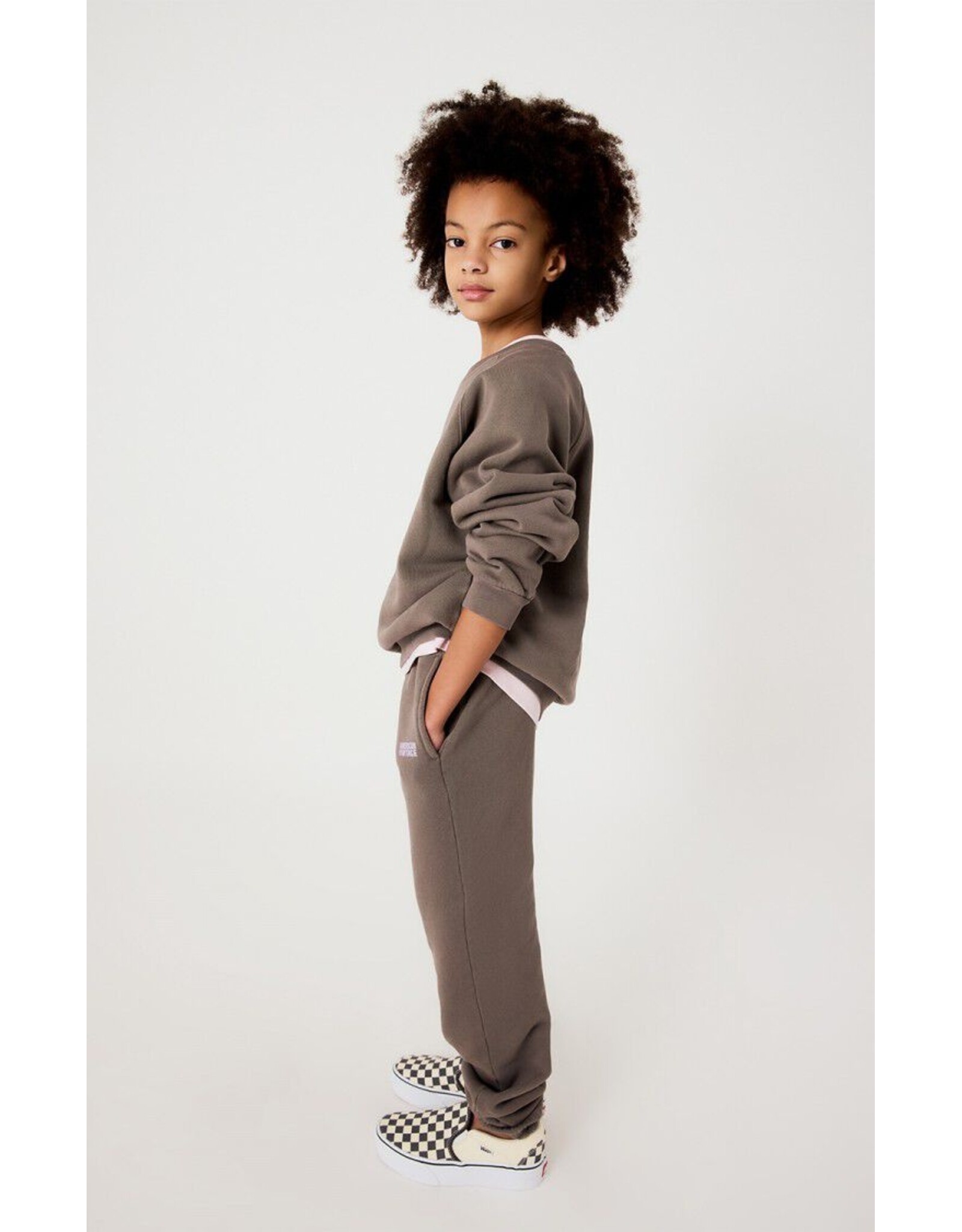 American Vintage sweater izubird cendre vintage