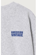 American Vintage sweater Evona gris claire chine