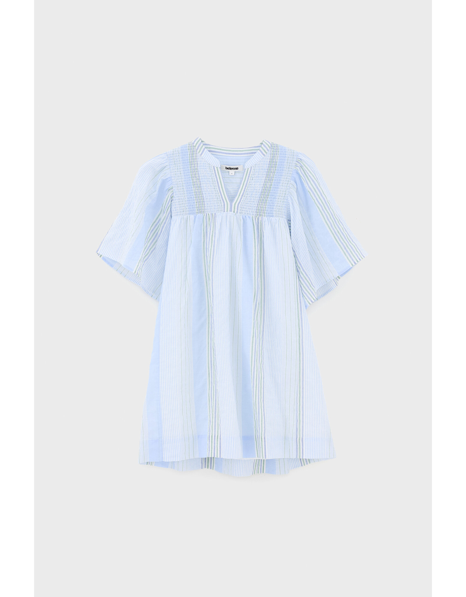Bellerose Jurk Jelly gestreept blauw groen