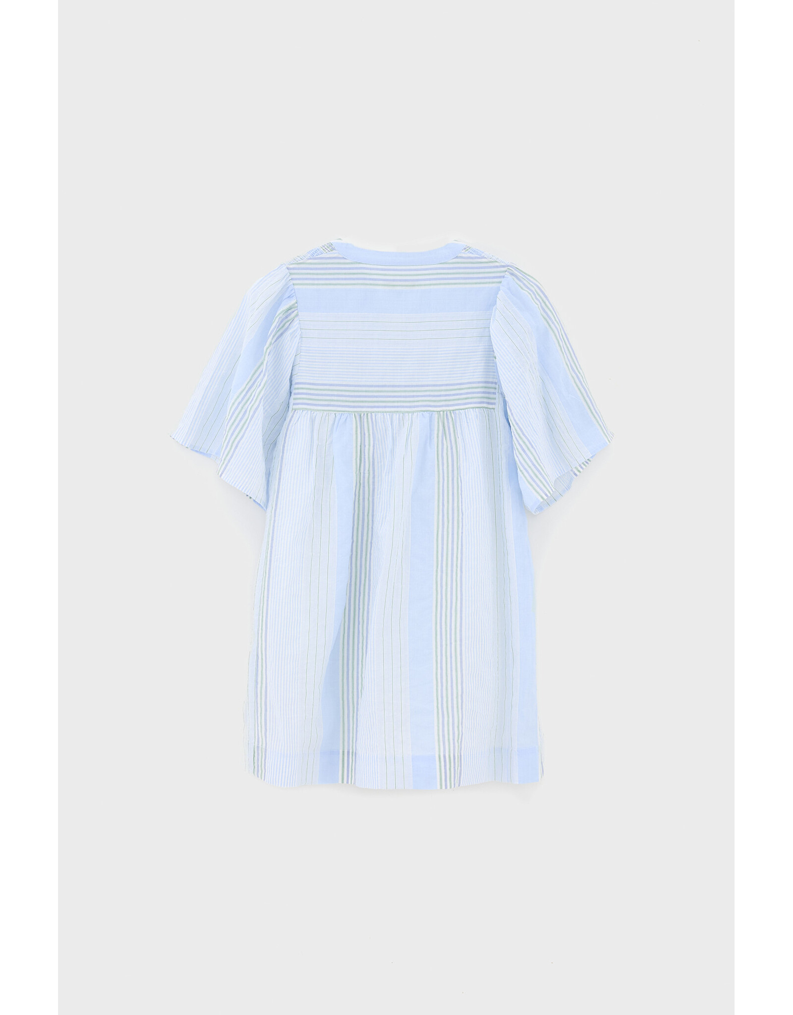 Bellerose Jurk Jelly gestreept blauw groen