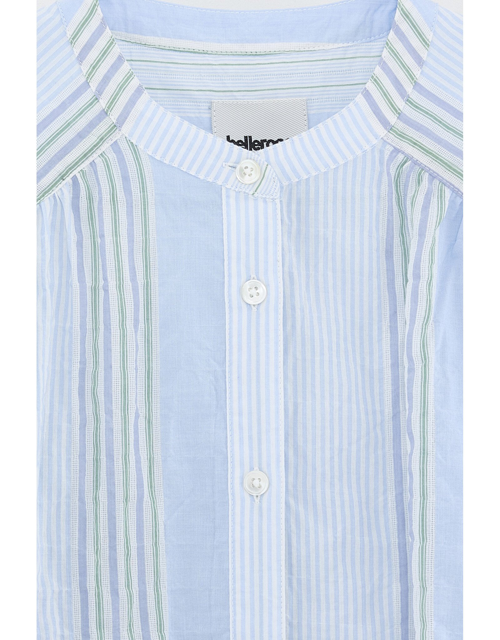 Bellerose Blouse Hopsa gestreept blauw groen
