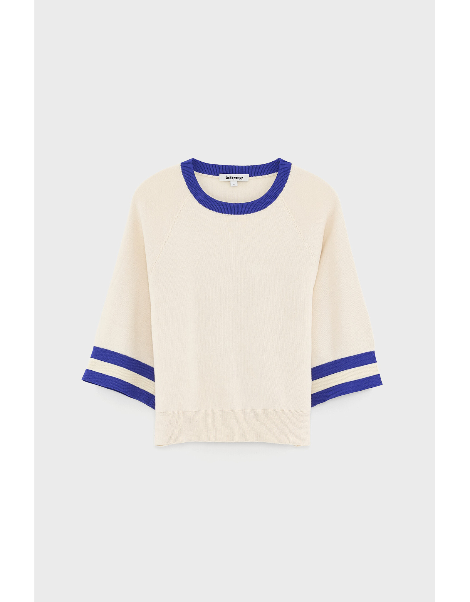 Bellerose Pull Angar milky way, blauw detail hals en mouwen