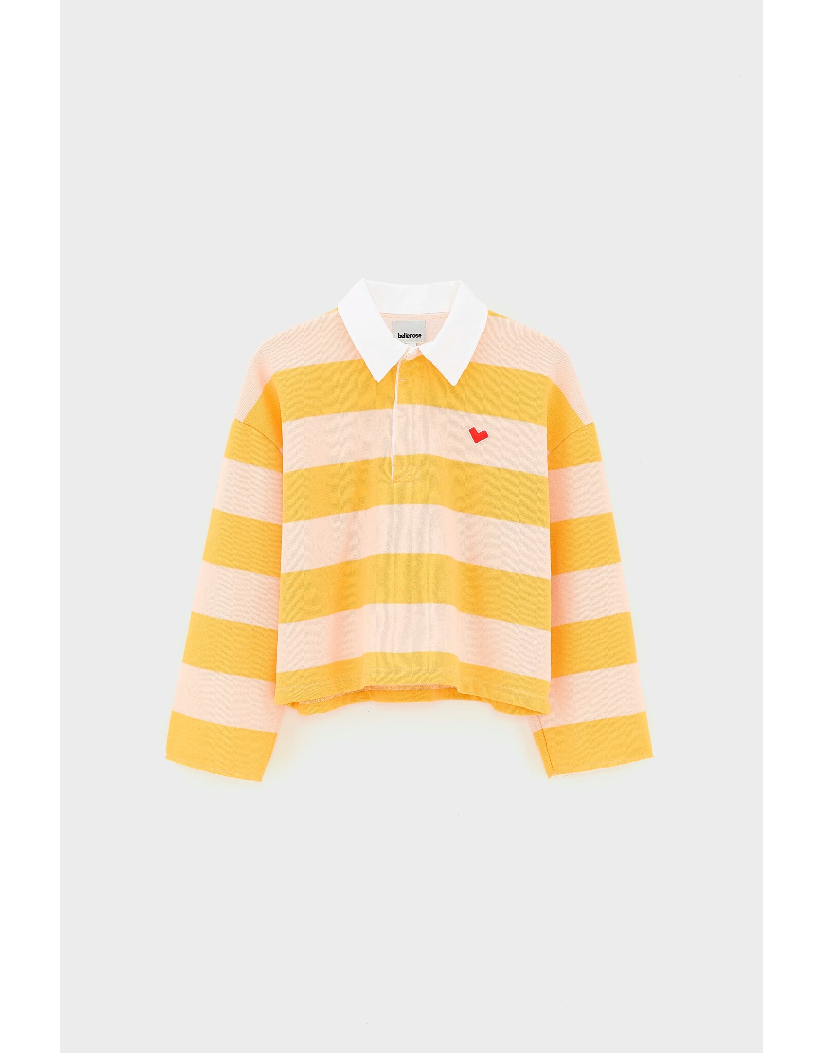 Bellerose sweatshirt stripe geel