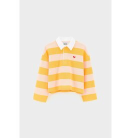 Bellerose sweatshirt stripe geel