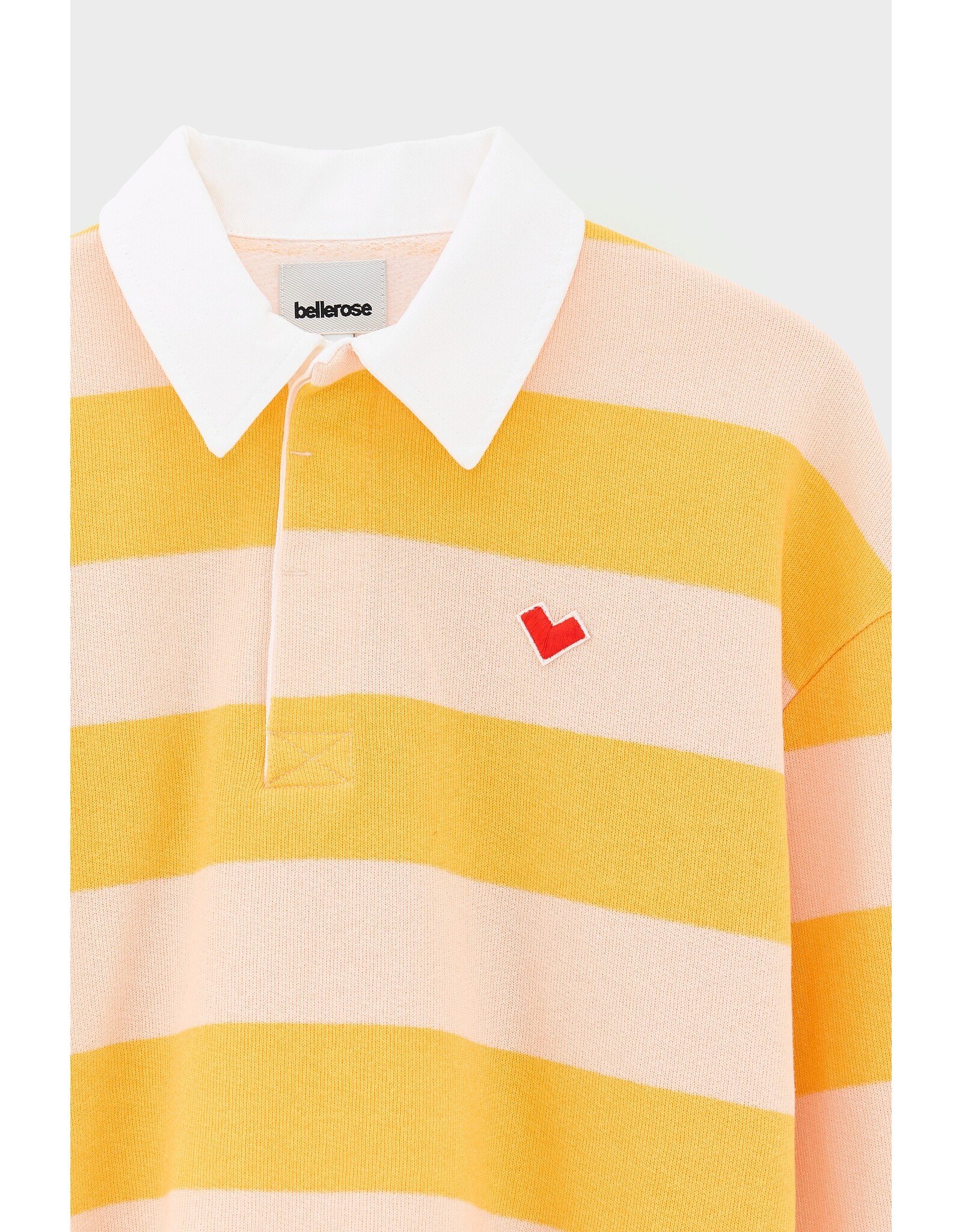 Bellerose sweatshirt stripe geel