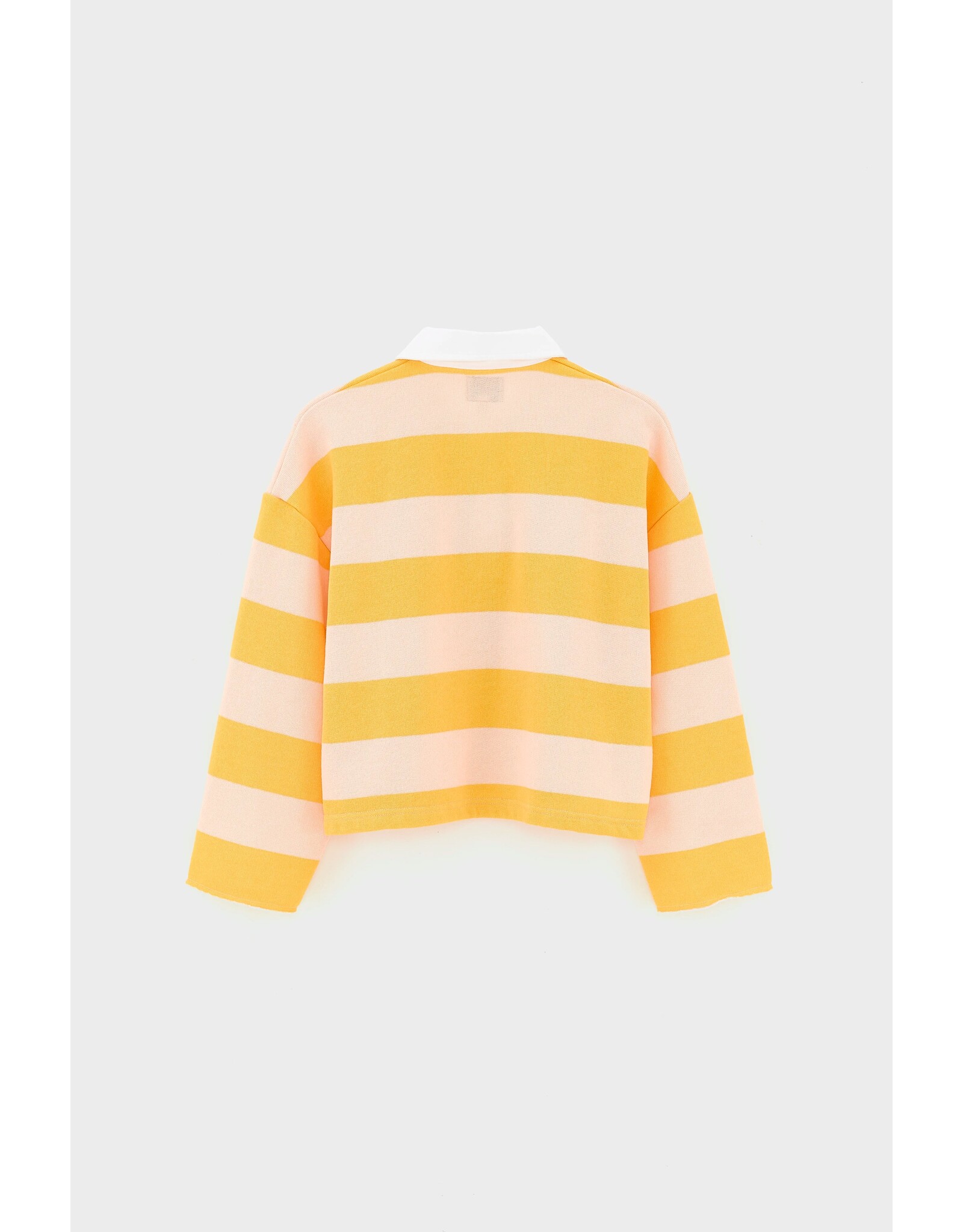 Bellerose sweatshirt stripe geel