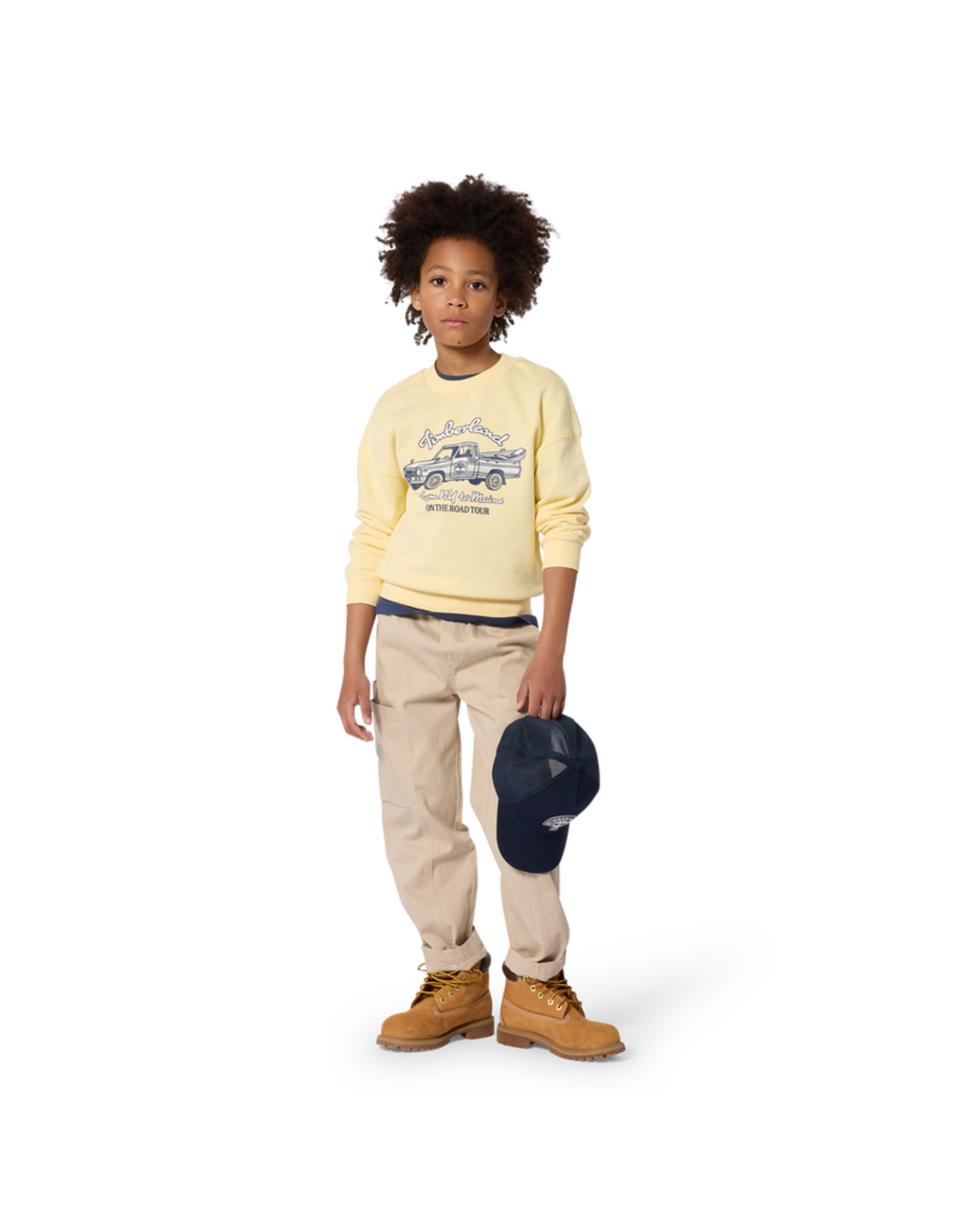 Timberland sweater geel car