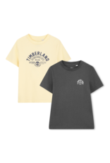 Timberland t-shirt set geel antraciet