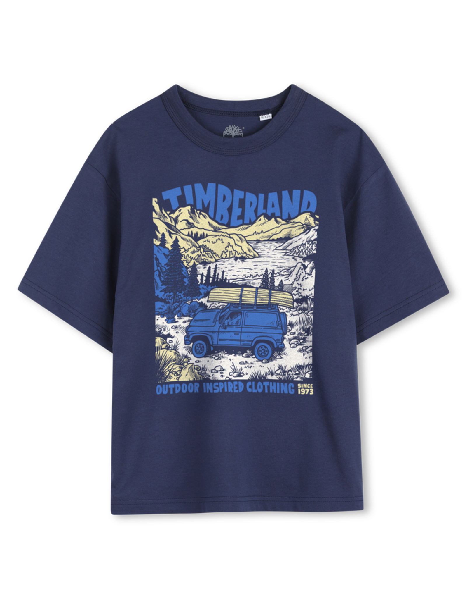 Timberland t-shirt blauw jeep kano