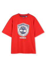 Timberland t-shirt rood logo
