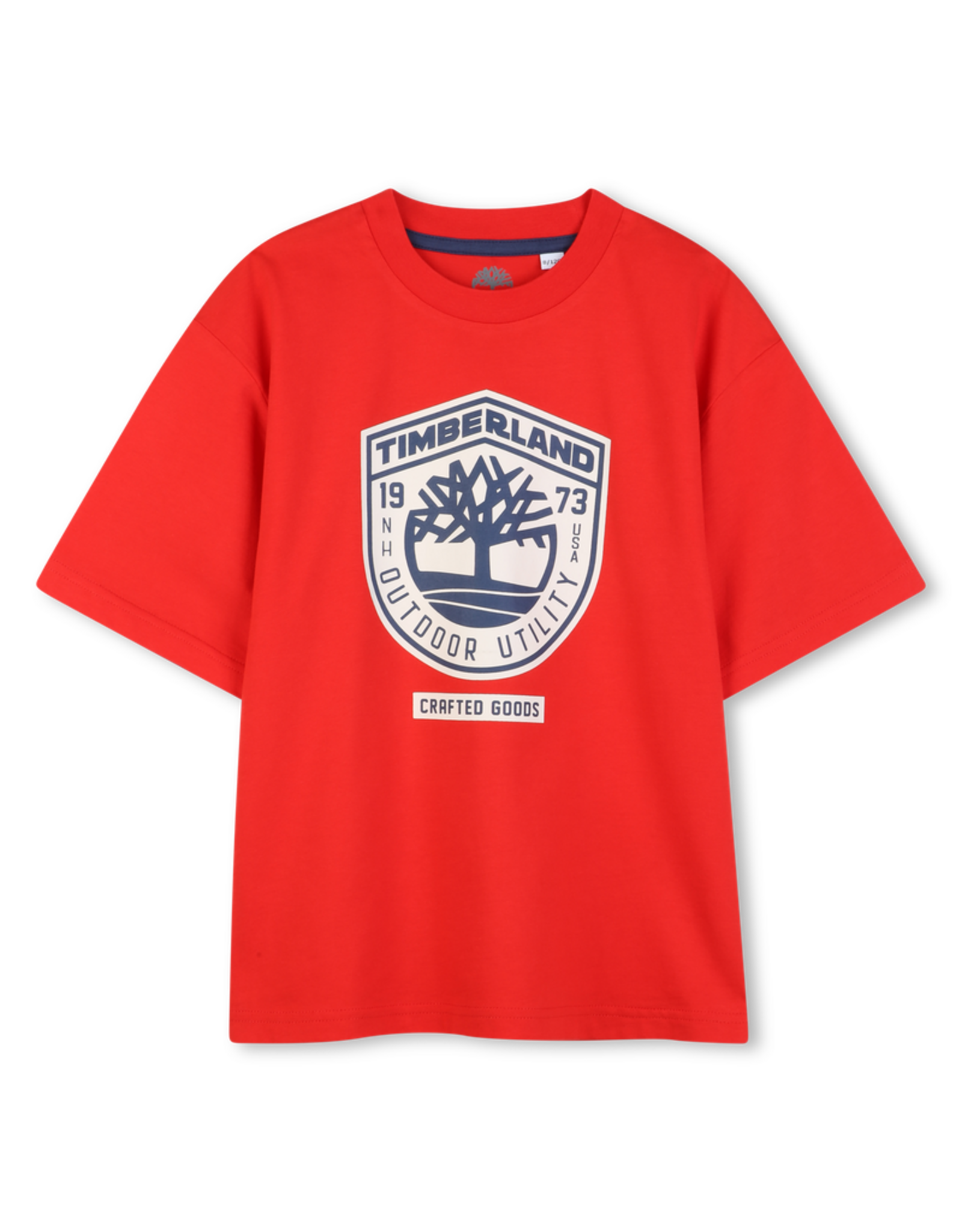 Timberland t-shirt rood logo