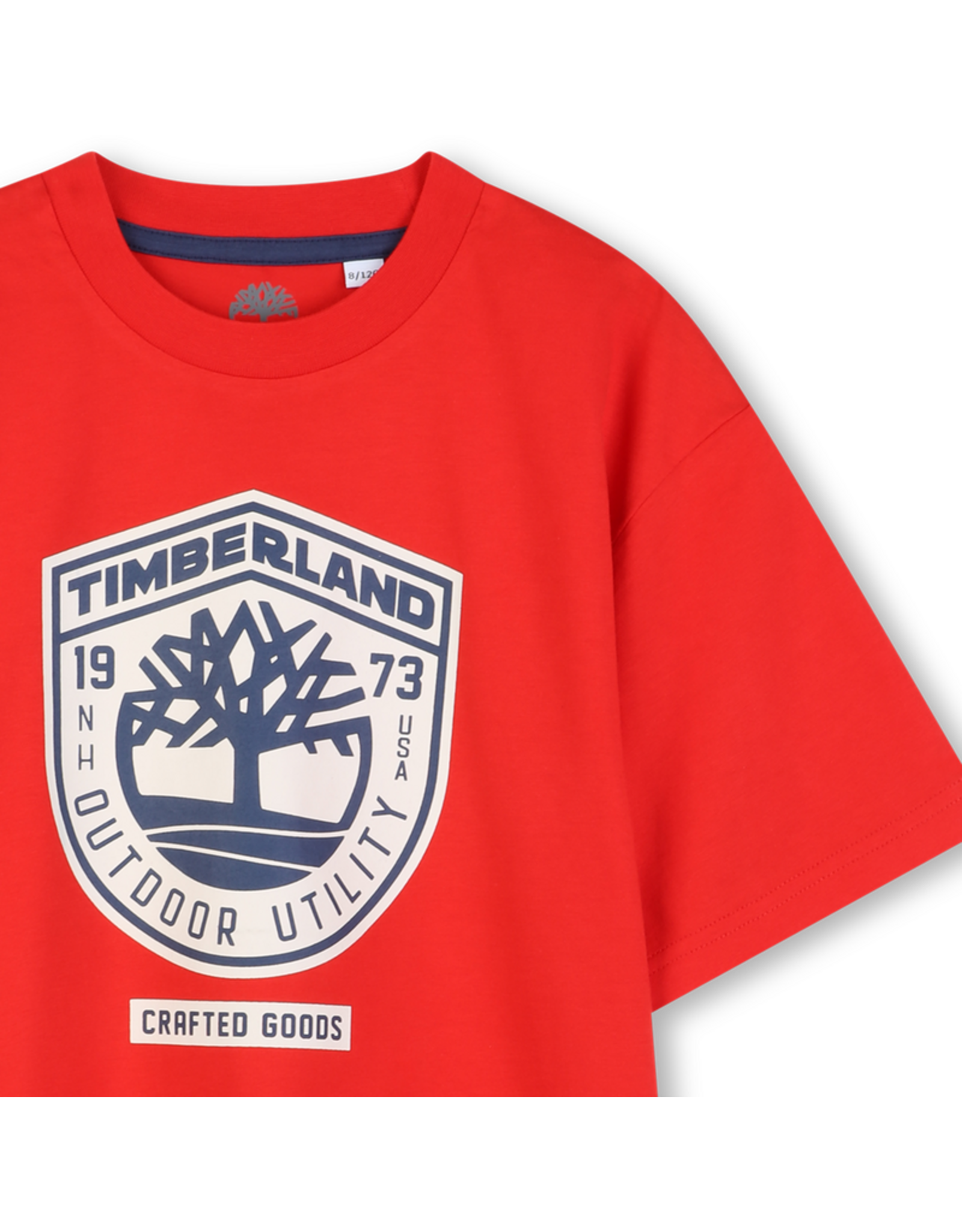 Timberland t-shirt rood logo