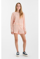 Le temps des cérises sweater knitted Ratogi fluo oranje