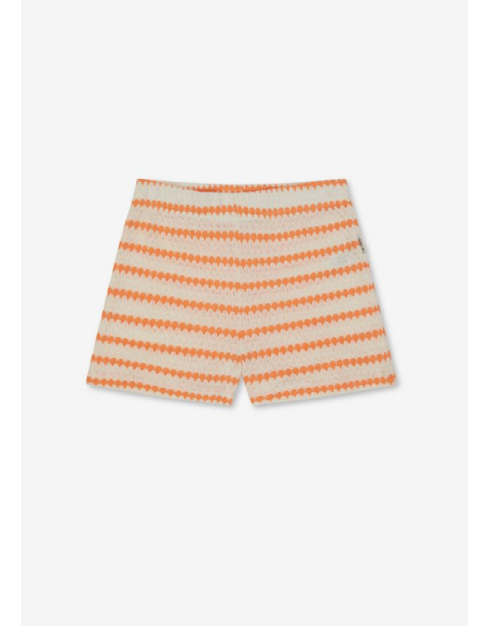 Le temps des cérises short Poppygi orange fluo