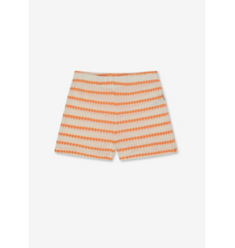 Le temps des cérises short Poppygi orange fluo