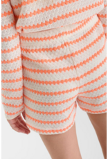 Le temps des cérises short Poppygi orange fluo