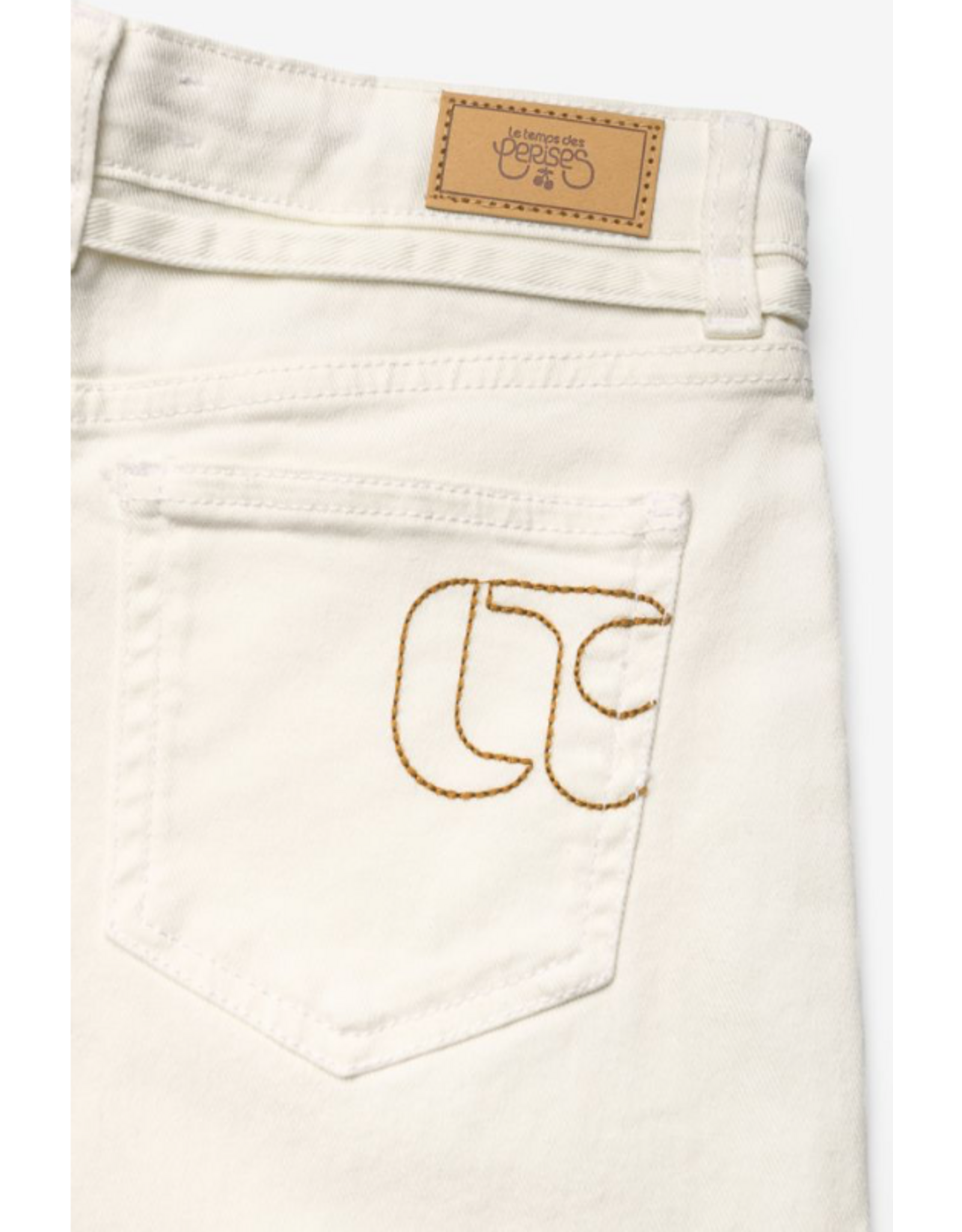 Le temps des cérises bermuda white Carpugi